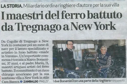 Dicono di noi: da Tregnago a New York