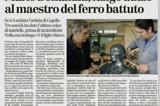 In Ricordo di Mario Bonamini