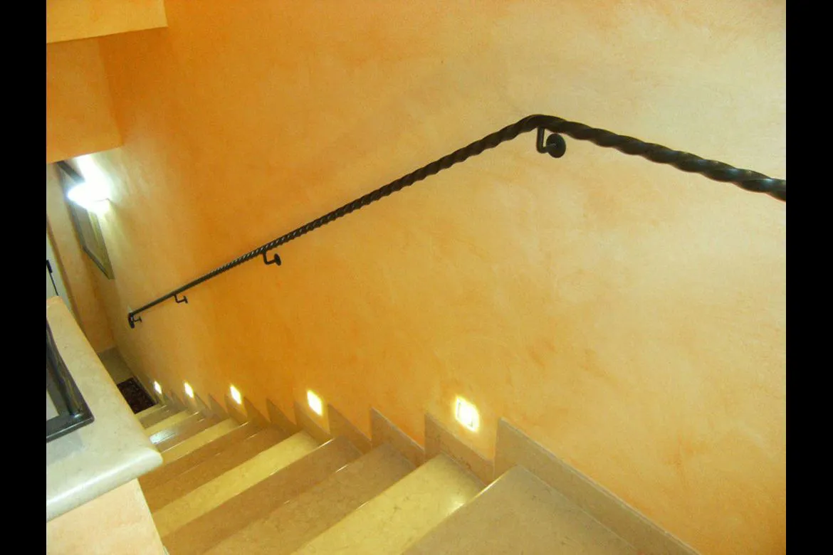 Corrimano in ferro battuto