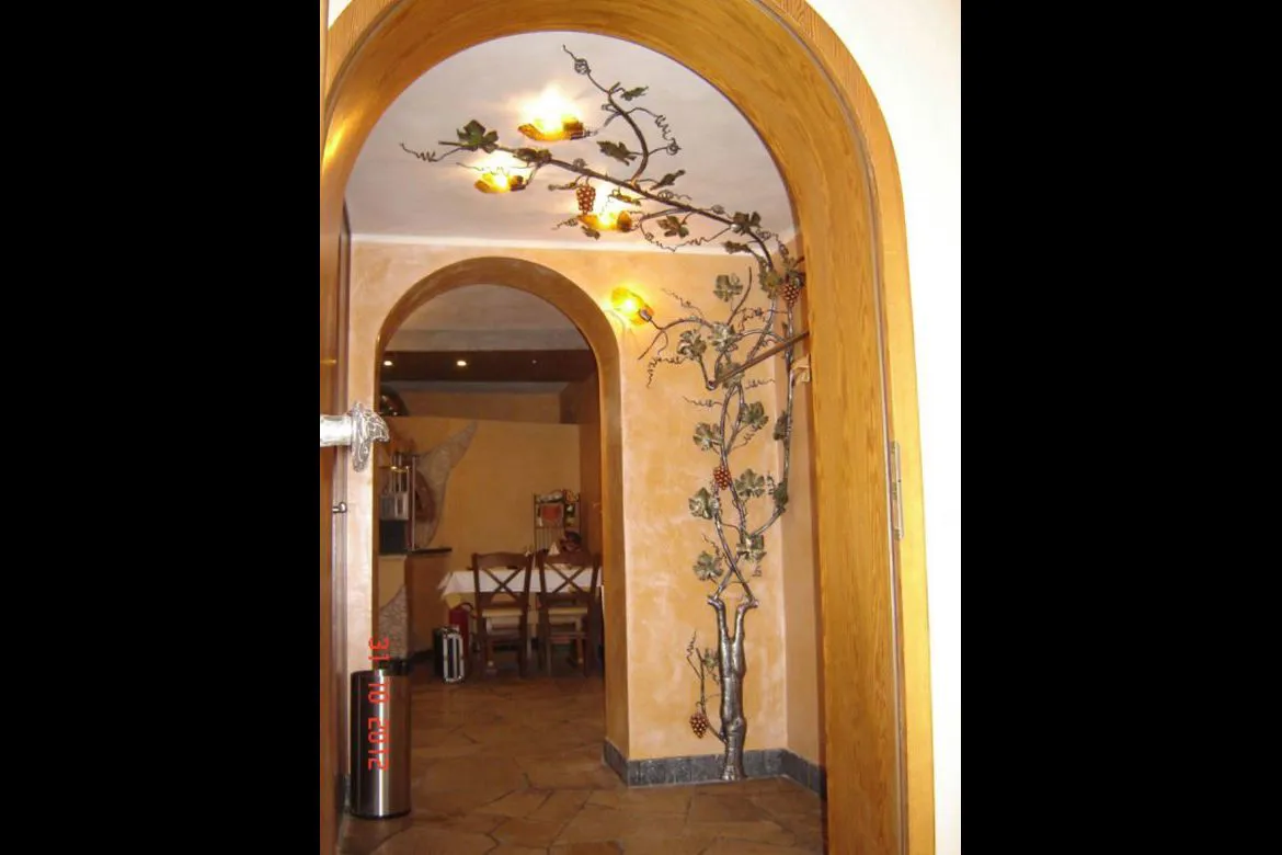 Decorazioni d'interni in ferro battuto