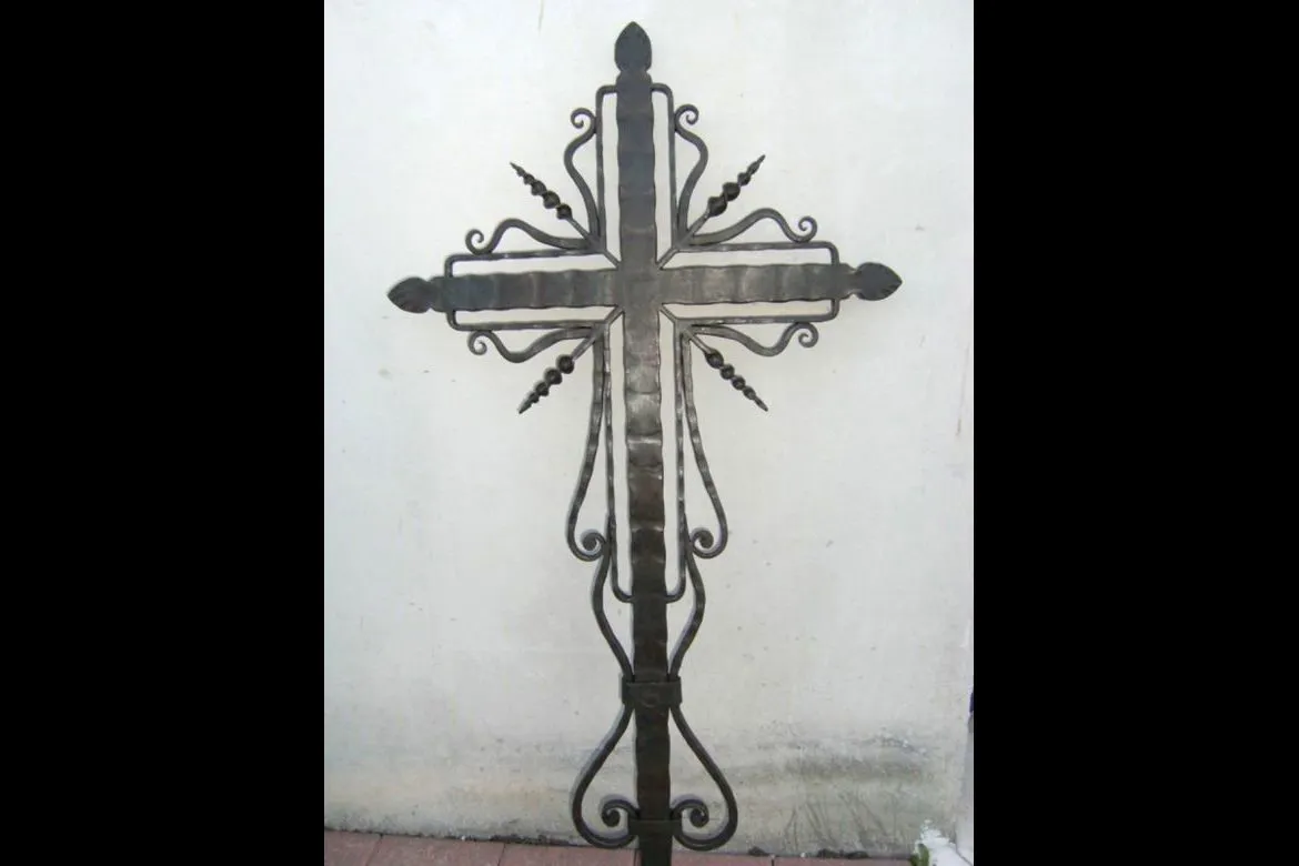 Crocefisso in ferro battuto